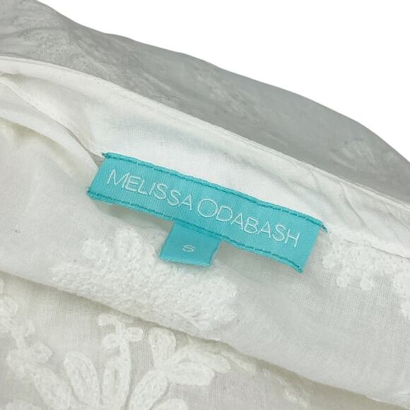 Melissa Odabash Lace Fringe Swim Coverup White Size Small - Picture 11 of 13